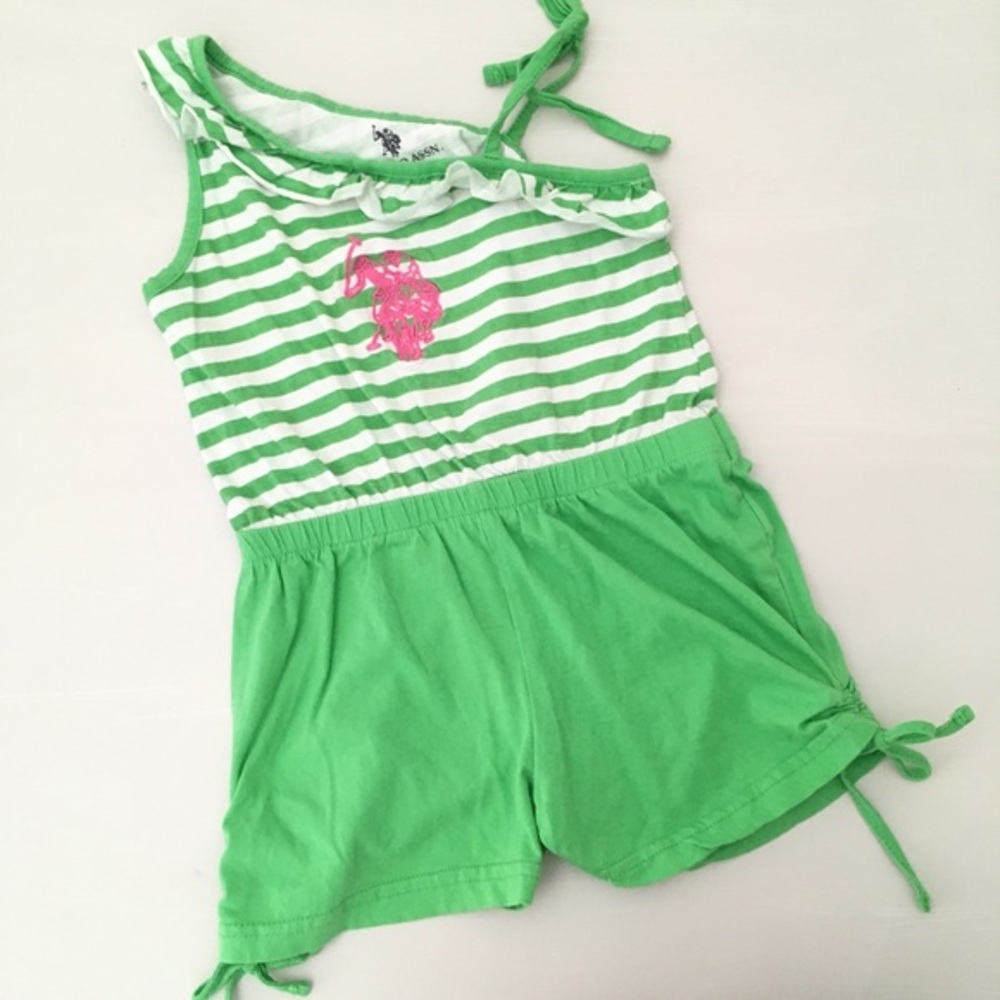 U.S. Polo Association Assn. Cotton Romper ☀️